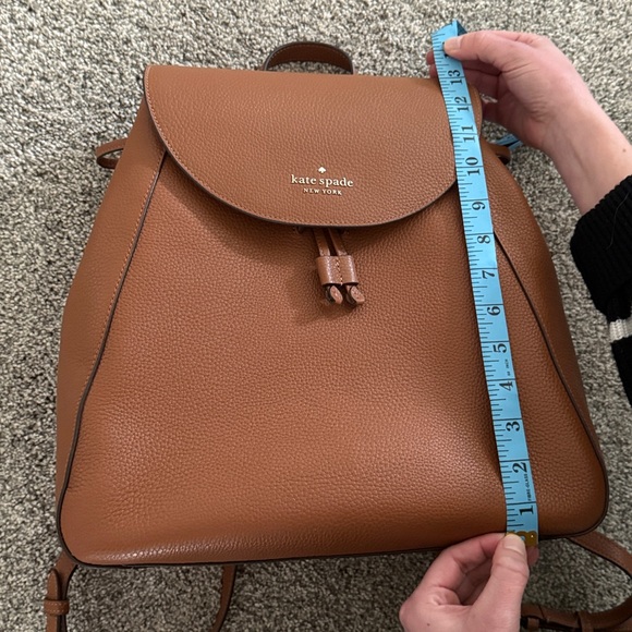 Kate Spade Tan Leather Backpack - Picture 8 of 9